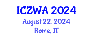 International Conference on Zoology and Wild Animals (ICZWA) August 22, 2024 - Rome, Italy