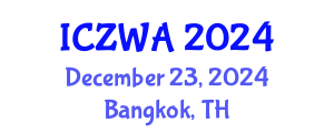 International Conference on Zoology and Wild Animals (ICZWA) December 23, 2024 - Bangkok, Thailand