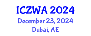 International Conference on Zoology and Wild Animals (ICZWA) December 23, 2024 - Dubai, United Arab Emirates