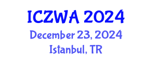 International Conference on Zoology and Wild Animals (ICZWA) December 23, 2024 - Istanbul, Turkey