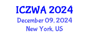 International Conference on Zoology and Wild Animals (ICZWA) December 09, 2024 - New York, United States