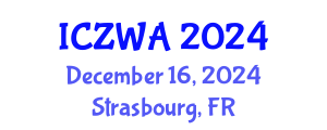 International Conference on Zoology and Wild Animals (ICZWA) December 16, 2024 - Strasbourg, France
