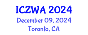 International Conference on Zoology and Wild Animals (ICZWA) December 09, 2024 - Toronto, Canada