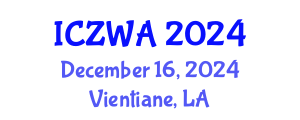 International Conference on Zoology and Wild Animals (ICZWA) December 16, 2024 - Vientiane, Laos