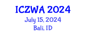 International Conference on Zoology and Wild Animals (ICZWA) July 15, 2024 - Bali, Indonesia