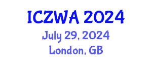 International Conference on Zoology and Wild Animals (ICZWA) July 29, 2024 - London, United Kingdom