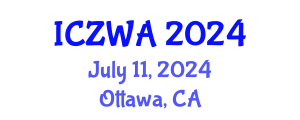 International Conference on Zoology and Wild Animals (ICZWA) July 11, 2024 - Ottawa, Canada