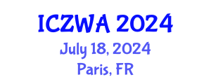International Conference on Zoology and Wild Animals (ICZWA) July 18, 2024 - Paris, France