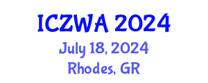 International Conference on Zoology and Wild Animals (ICZWA) July 18, 2024 - Rhodes, Greece