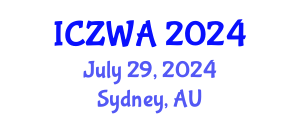 International Conference on Zoology and Wild Animals (ICZWA) July 29, 2024 - Sydney, Australia