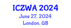 International Conference on Zoology and Wild Animals (ICZWA) June 27, 2024 - London, United Kingdom