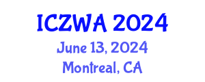International Conference on Zoology and Wild Animals (ICZWA) June 13, 2024 - Montreal, Canada
