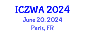 International Conference on Zoology and Wild Animals (ICZWA) June 20, 2024 - Paris, France