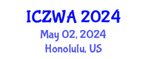 International Conference on Zoology and Wild Animals (ICZWA) May 02, 2024 - Honolulu, United States
