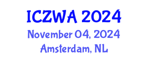 International Conference on Zoology and Wild Animals (ICZWA) November 04, 2024 - Amsterdam, Netherlands