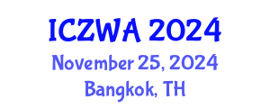 International Conference on Zoology and Wild Animals (ICZWA) November 25, 2024 - Bangkok, Thailand