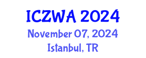 International Conference on Zoology and Wild Animals (ICZWA) November 07, 2024 - Istanbul, Turkey