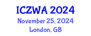 International Conference on Zoology and Wild Animals (ICZWA) November 25, 2024 - London, United Kingdom