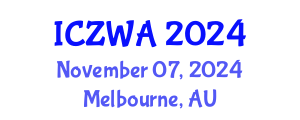 International Conference on Zoology and Wild Animals (ICZWA) November 07, 2024 - Melbourne, Australia