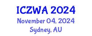 International Conference on Zoology and Wild Animals (ICZWA) November 04, 2024 - Sydney, Australia