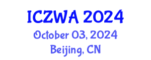 International Conference on Zoology and Wild Animals (ICZWA) October 03, 2024 - Beijing, China