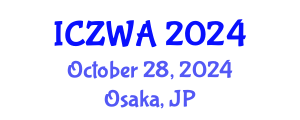 International Conference on Zoology and Wild Animals (ICZWA) October 28, 2024 - Osaka, Japan