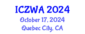 International Conference on Zoology and Wild Animals (ICZWA) October 17, 2024 - Quebec City, Canada