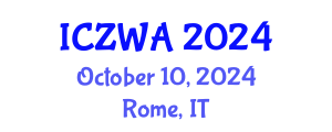 International Conference on Zoology and Wild Animals (ICZWA) October 10, 2024 - Rome, Italy