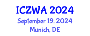 International Conference on Zoology and Wild Animals (ICZWA) September 19, 2024 - Munich, Germany