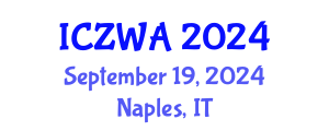 International Conference on Zoology and Wild Animals (ICZWA) September 19, 2024 - Naples, Italy