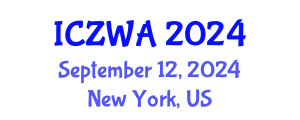 International Conference on Zoology and Wild Animals (ICZWA) September 12, 2024 - New York, United States