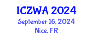 International Conference on Zoology and Wild Animals (ICZWA) September 16, 2024 - Nice, France