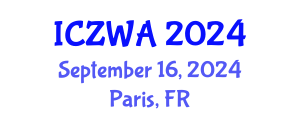 International Conference on Zoology and Wild Animals (ICZWA) September 16, 2024 - Paris, France