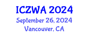 International Conference on Zoology and Wild Animals (ICZWA) September 26, 2024 - Vancouver, Canada