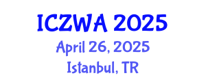 International Conference on Zoology and Wild Animals (ICZWA) April 26, 2025 - Istanbul, Turkey