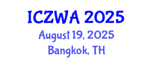 International Conference on Zoology and Wild Animals (ICZWA) August 19, 2025 - Bangkok, Thailand