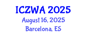 International Conference on Zoology and Wild Animals (ICZWA) August 16, 2025 - Barcelona, Spain