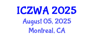 International Conference on Zoology and Wild Animals (ICZWA) August 05, 2025 - Montreal, Canada