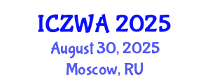 International Conference on Zoology and Wild Animals (ICZWA) August 30, 2025 - Moscow, Russia