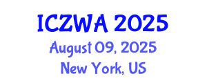 International Conference on Zoology and Wild Animals (ICZWA) August 09, 2025 - New York, United States