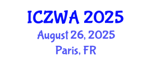 International Conference on Zoology and Wild Animals (ICZWA) August 26, 2025 - Paris, France