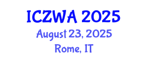 International Conference on Zoology and Wild Animals (ICZWA) August 23, 2025 - Rome, Italy