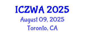 International Conference on Zoology and Wild Animals (ICZWA) August 09, 2025 - Toronto, Canada