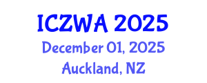 International Conference on Zoology and Wild Animals (ICZWA) December 01, 2025 - Auckland, New Zealand