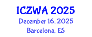 International Conference on Zoology and Wild Animals (ICZWA) December 16, 2025 - Barcelona, Spain