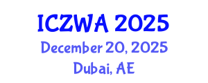 International Conference on Zoology and Wild Animals (ICZWA) December 20, 2025 - Dubai, United Arab Emirates