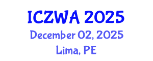 International Conference on Zoology and Wild Animals (ICZWA) December 02, 2025 - Lima, Peru
