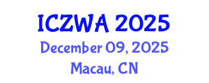 International Conference on Zoology and Wild Animals (ICZWA) December 09, 2025 - Macau, China
