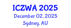 International Conference on Zoology and Wild Animals (ICZWA) December 02, 2025 - Sydney, Australia