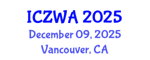 International Conference on Zoology and Wild Animals (ICZWA) December 09, 2025 - Vancouver, Canada